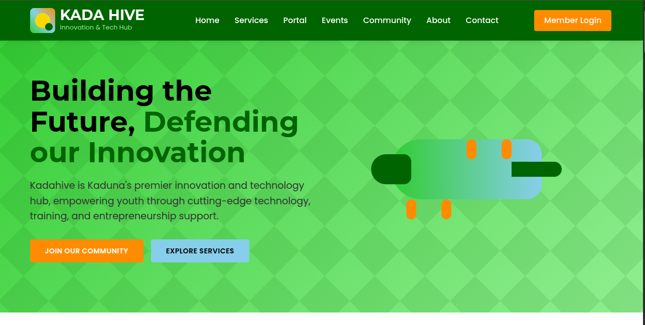 Kadahive Member Portal preview